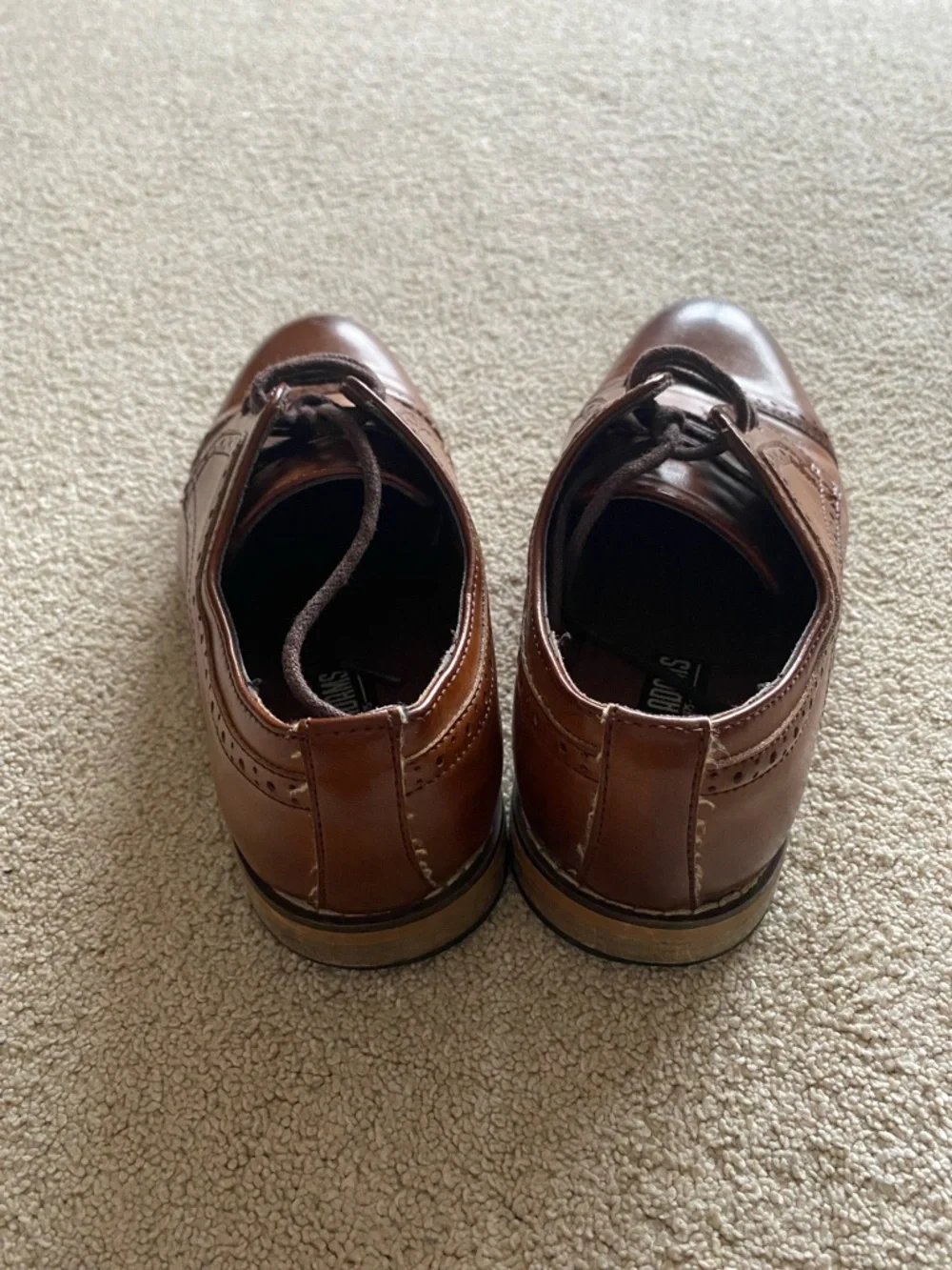 Boys Cap-Toe Oxford Dress Shoes